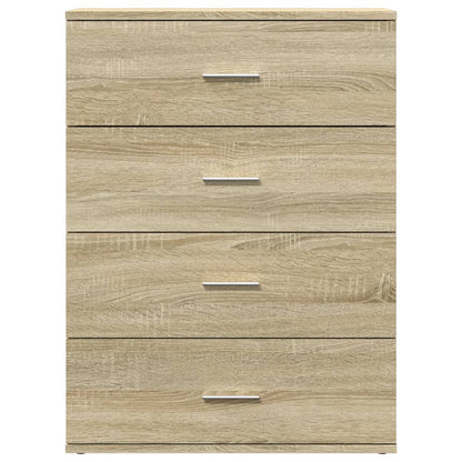 Sonoma Oak Sideboard 60x39x80 cm in Multilayer Wood