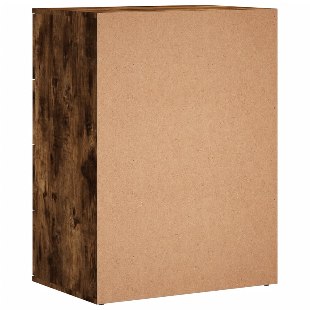 Credenza Rovere Fumo 60x39x80 cm in Legno Multistrato - homemem39