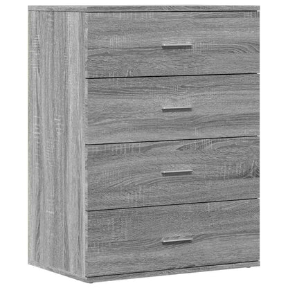 Credenza Grigio Sonoma 60x39x80 cm in Legno Multistrato - homemem39