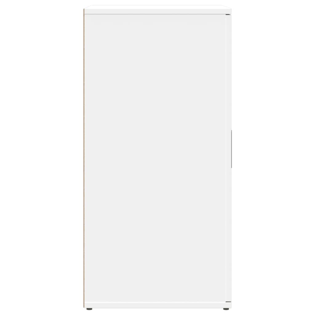 White Sideboard 59x39x80 cm in Multilayer Wood