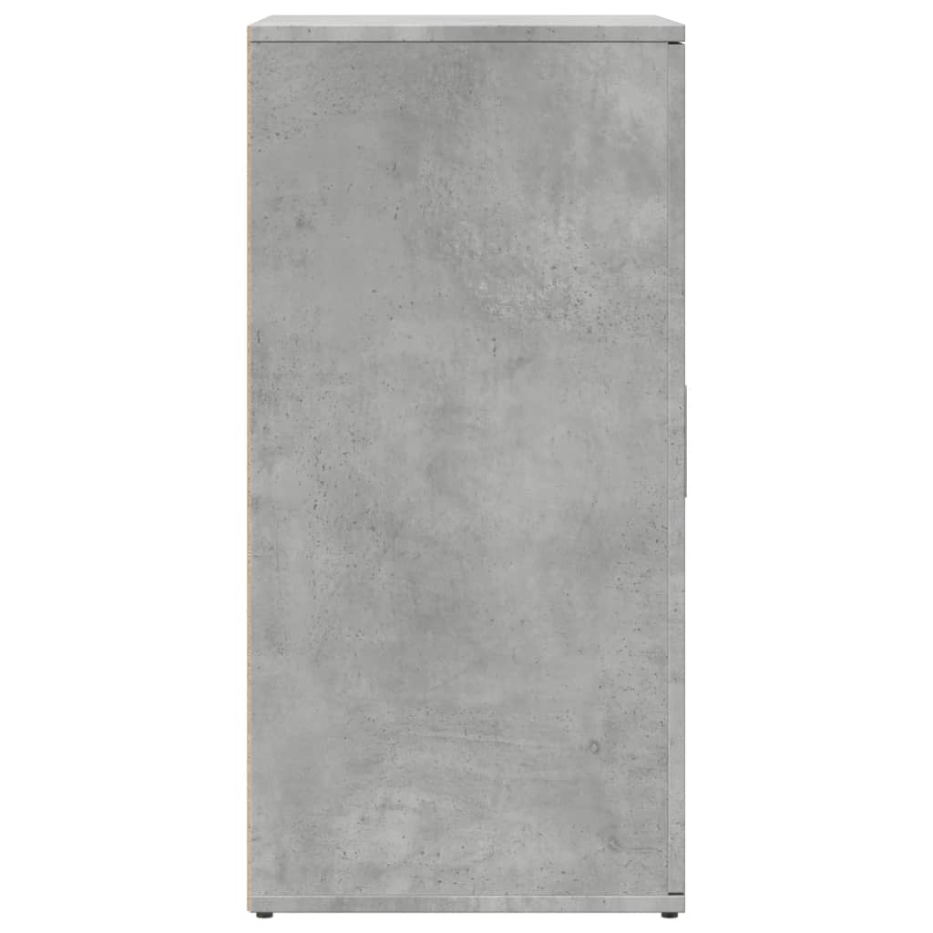 Cement Gray Sideboard 59x39x80 cm in Multilayer Wood