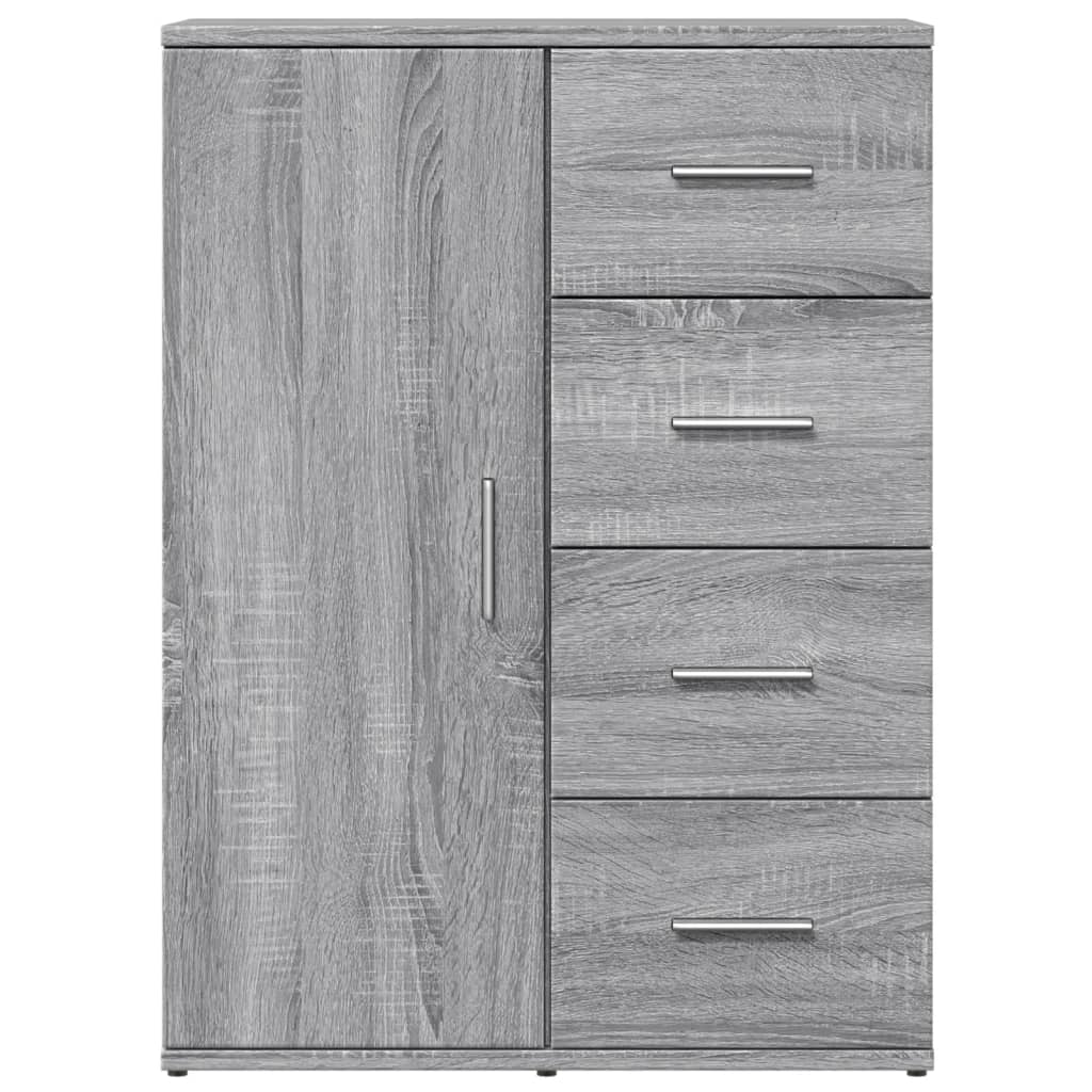 Credenza Grigio Sonoma 59x39x80 cm in Legno Multistrato - homemem39