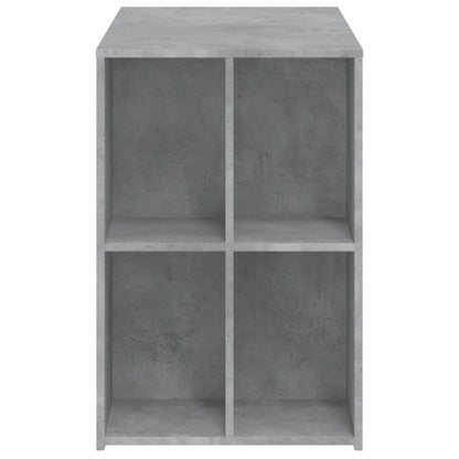 Scrivania Grigio Cemento 102x50x75 cm in Legno Multistrato