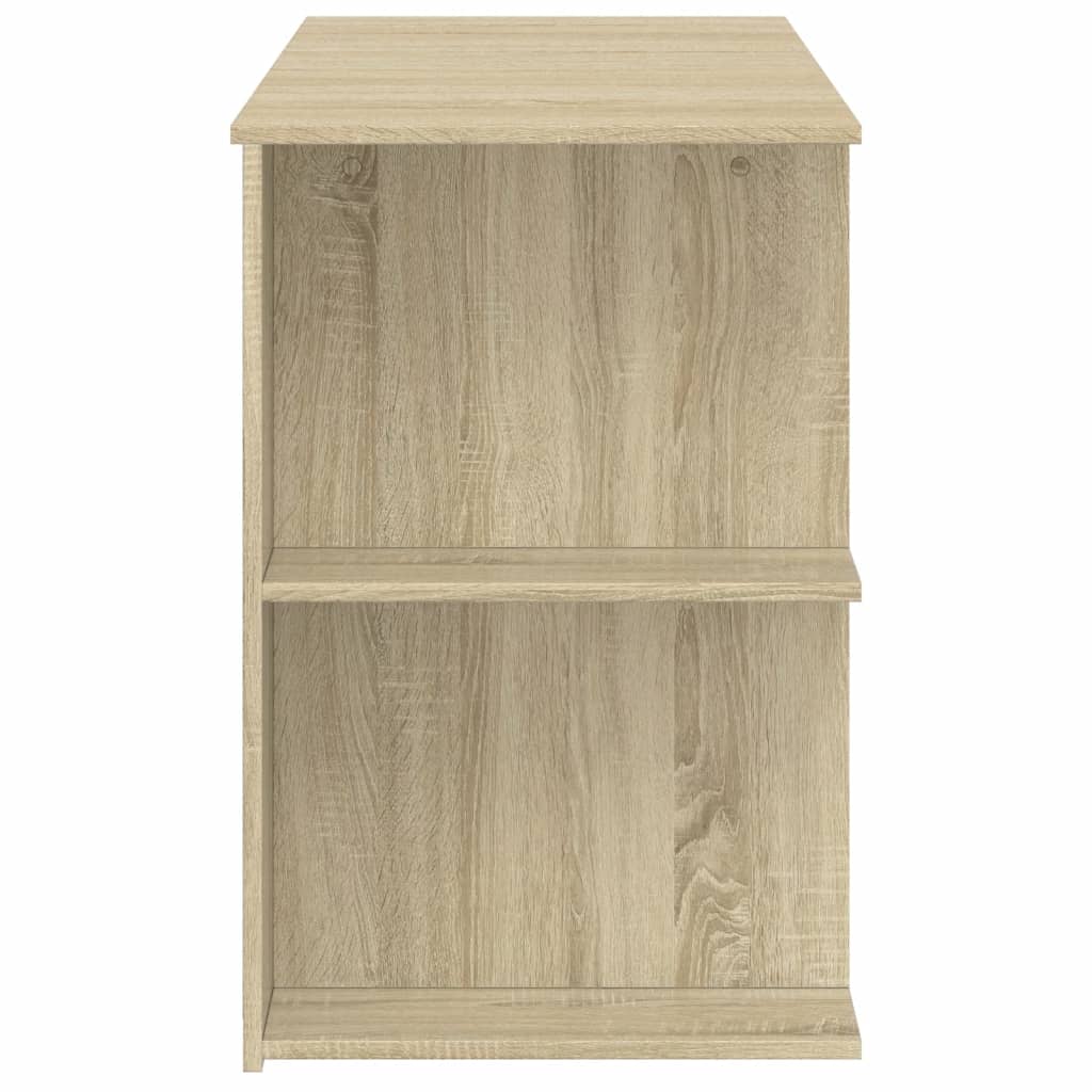 Scrivania Rovere Sonoma 140x50x75 cm in Legno Multistrato - homemem39