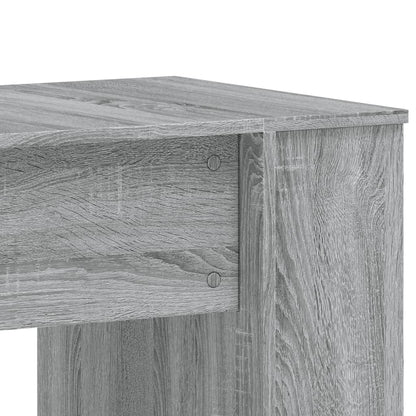 Scrivania Grigio Sonoma 140x50x75 cm in Legno Multistrato