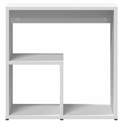 Tavolino Bianco 50x30x50 cm in Legno Multistrato - homemem39