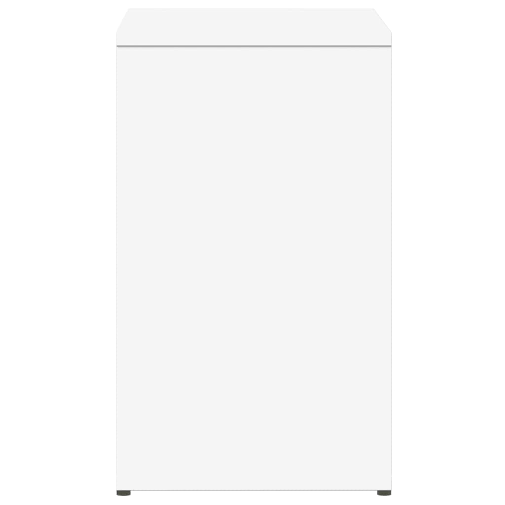 Tavolino Bianco 50x30x50 cm in Legno Multistrato | homemem39