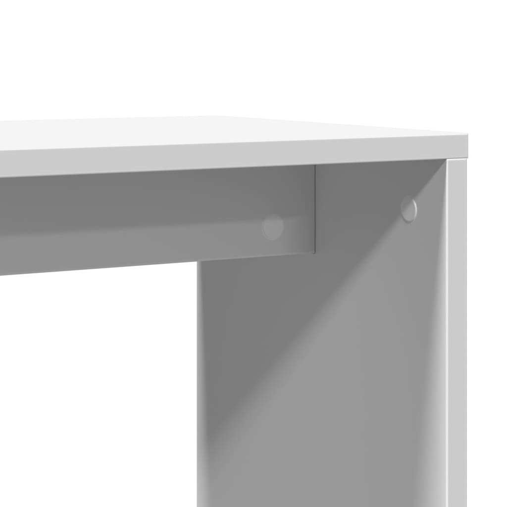 Tavolino Bianco 50x30x50 cm in Legno Multistrato | homemem39