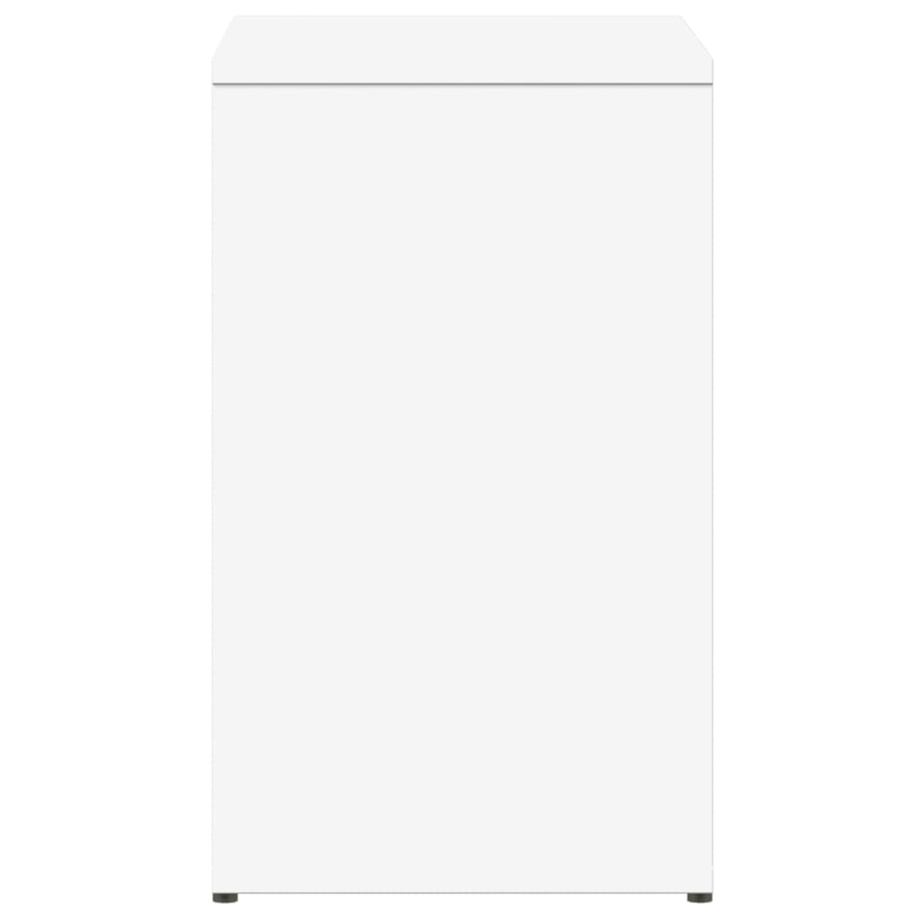 Tavolini Bianchi 2 pz 50x30x50 cm in Legno Multistrato - homemem39