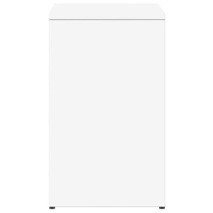 Tavolini Bianchi 2 pz 50x30x50 cm in Legno Multistrato - homemem39