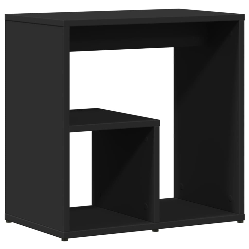 Tavolino Nero 50x30x50 cm in Legno Multistrato - homemem39
