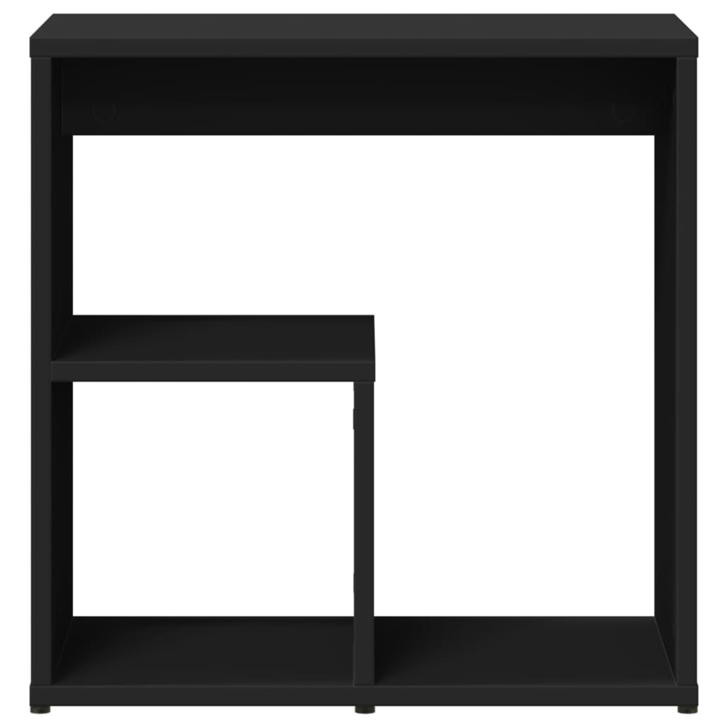 Tavolini Neri 2 pz 50x30x50 cm in Legno Multistrato | homemem39