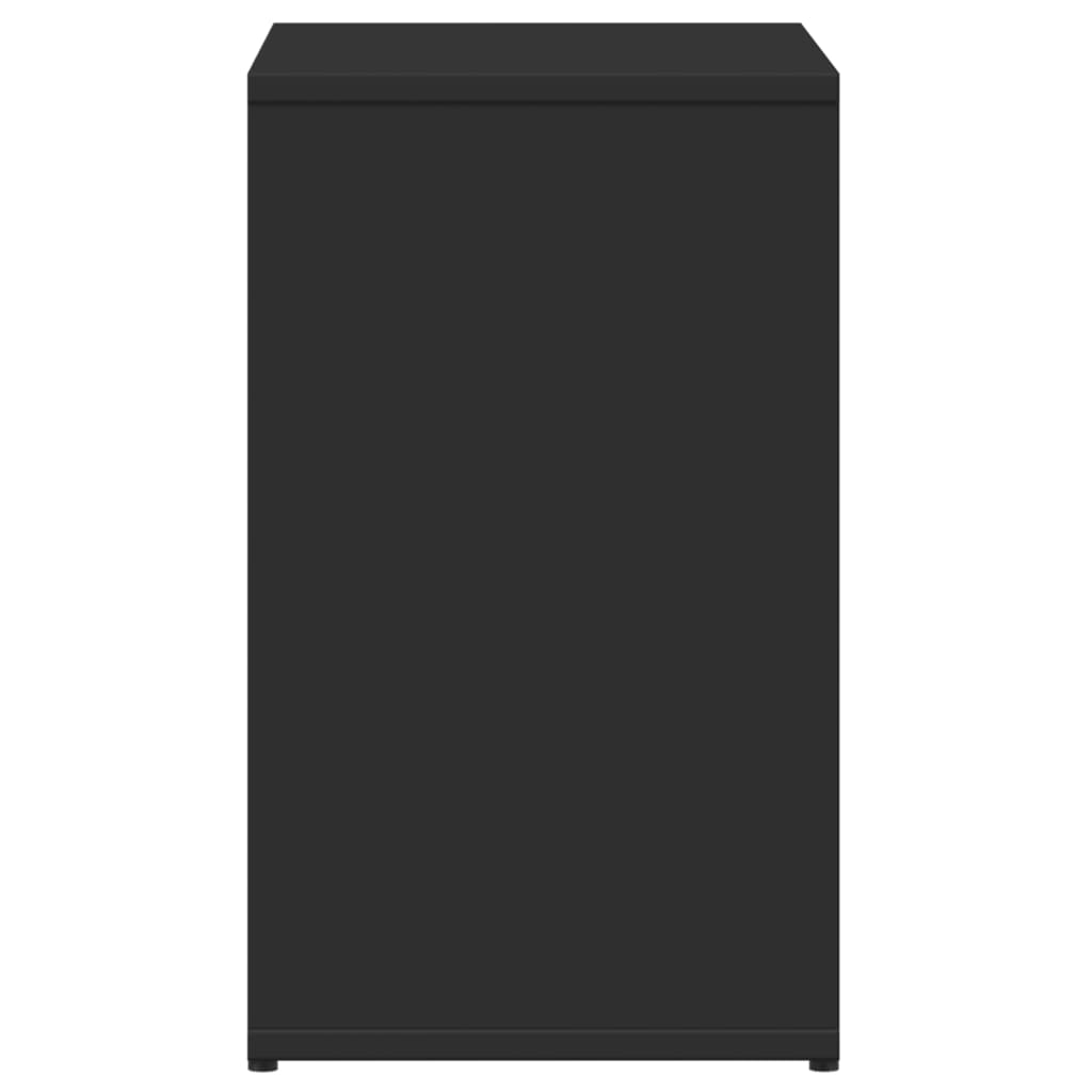 Tavolini Neri 2 pz 50x30x50 cm in Legno Multistrato | homemem39