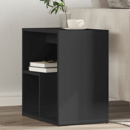 Tavolini Neri 2 pz 50x30x50 cm in Legno Multistrato | homemem39