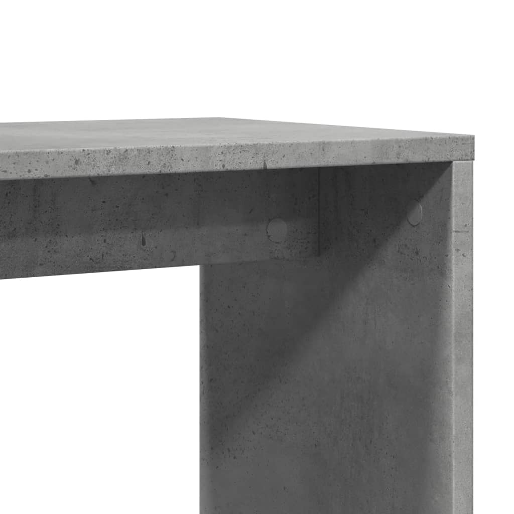 Tavolini 2pz Grigio Cemento 50x30x50 cm in Legno Multistrato | homemem39