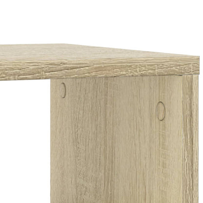 Tavolino con Ruote Rovere Sonoma 50x30x55 cm Legno Multistrato | homemem39