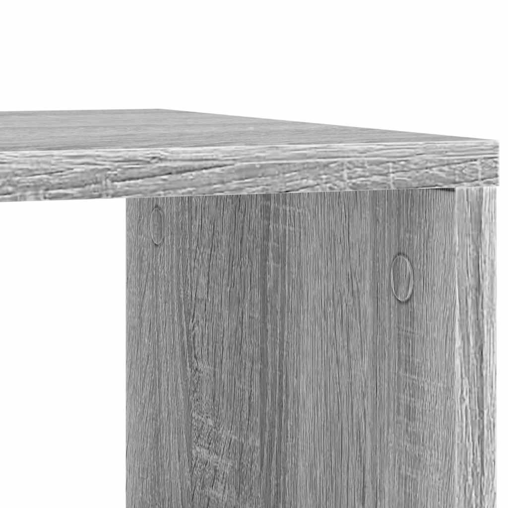 Tavolino con Ruote Grigio Sonoma 50x30x55 cm Legno Multistrato | homemem39
