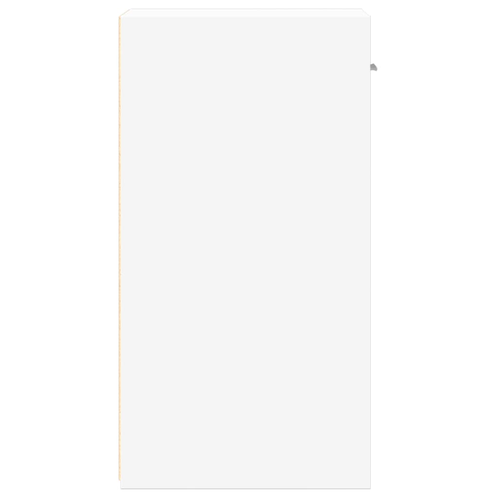 Comodini 2pz Bianchi 35x34x65 cm in Legno Multistrato - homemem39