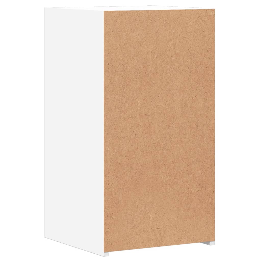 Comodini 2pz Bianchi 35x34x65 cm in Legno Multistrato - homemem39