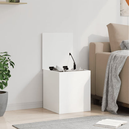 Contenitore Portaoggetti Bianco 40x42x46 cm Legno Multistrato | homemem39