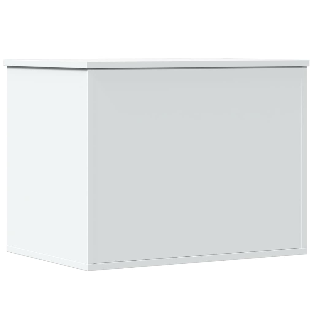 Contenitore Portaoggetti Bianco 60x42x46 cm Legno Multistrato