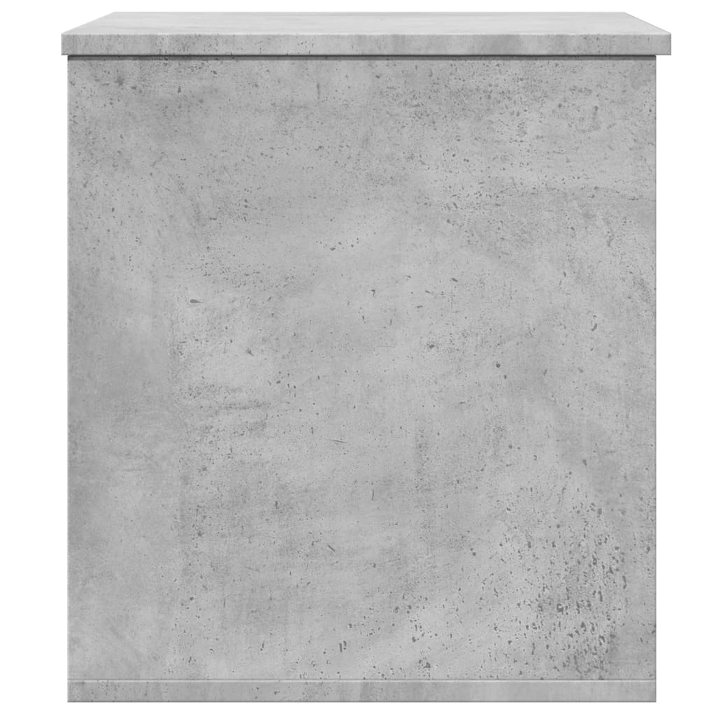 Contenitore Grigio Cemento 60x42x46 cm in Legno Multistrato - homemem39