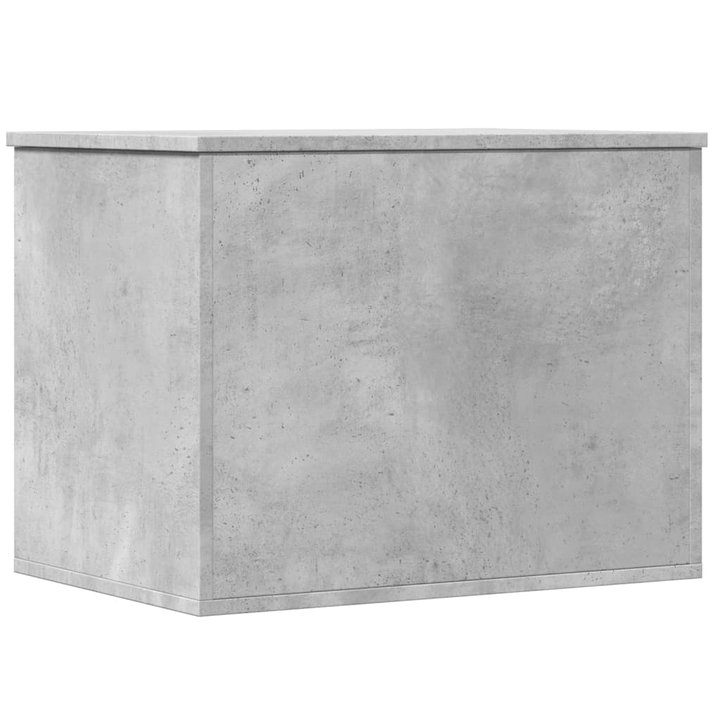 Contenitore Grigio Cemento 60x42x46 cm in Legno Multistrato - homemem39