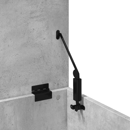 Contenitore Grigio Cemento 60x42x46 cm in Legno Multistrato - homemem39