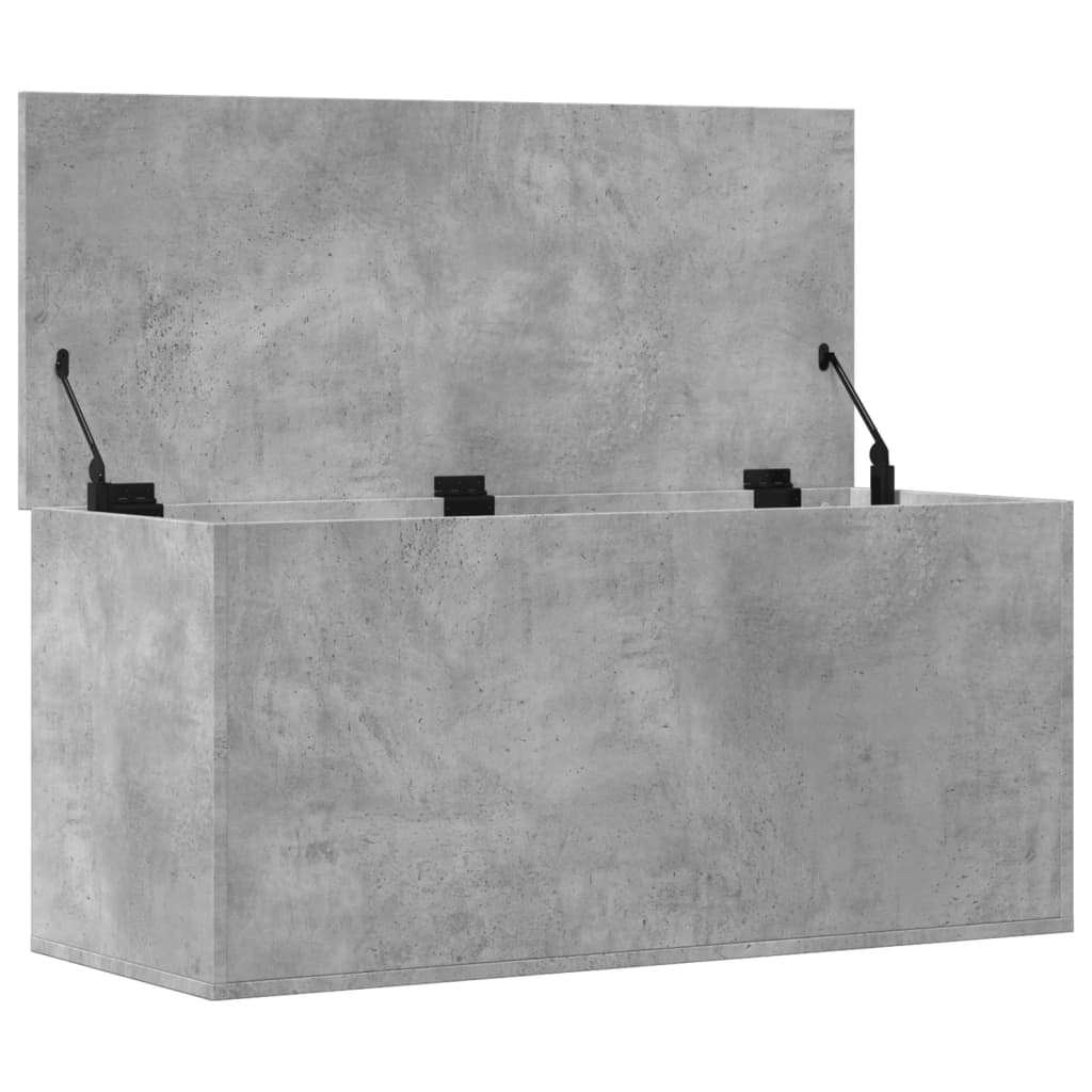 Contenitore Grigio Cemento 100x42x46 cm in Legno Multistrato