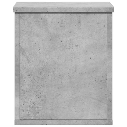 Contenitore Portaoggetti Grigio Cemento 30x35x35cm Truciolato