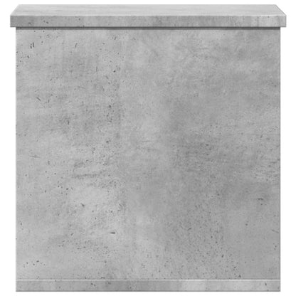 Contenitore Portaoggetti Grigio Cemento 30x35x35cm Truciolato