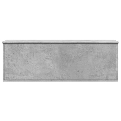 Contenitore Portaoggetti Grigio Cemento 102x35x35cm Truciolato