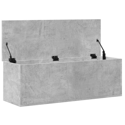 Contenitore Portaoggetti Grigio Cemento 102x35x35cm Truciolato