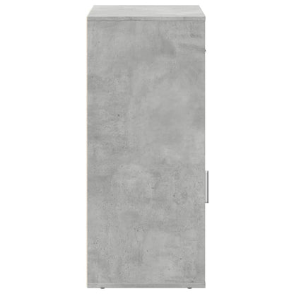 Armadietto Grigio Cemento 56,5x39x90 cm in Legno Multistrato - homemem39