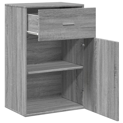 Armadietto Grigio Sonoma 56,5x39x90 cm in Legno Multistrato - homemem39