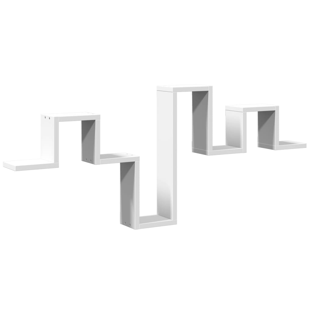 Scaffale a Parete Bianco 104,5x10x43 cm in Legno Multistrato | homemem39