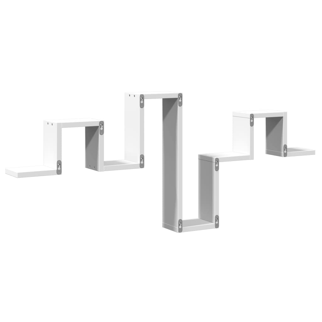 Scaffale a Parete Bianco 104,5x10x43 cm in Legno Multistrato | homemem39