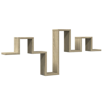 Scaffale a Parete Rovere Sonoma 104,5x10x43cm Legno Multistrato