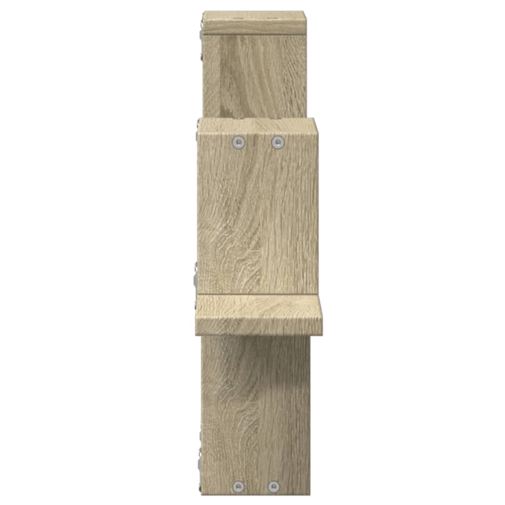 Scaffale a Parete Rovere Sonoma 104,5x10x43cm Legno Multistrato