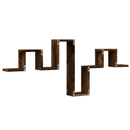 Mensola a Muro Rovere Fumo 104,5x10x43 cm Legno Multistrato | homemem39