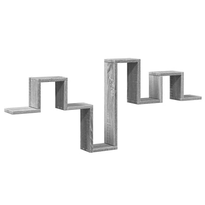 Mensola a Muro Grigio Sonoma 104,5x10x43 cm Legno Multistrato | homemem39
