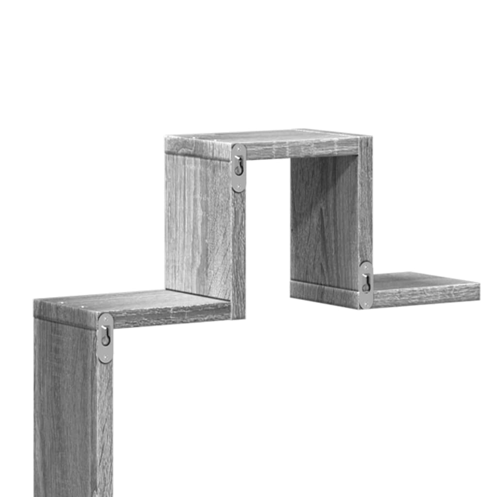 Mensola a Muro Grigio Sonoma 104,5x10x43 cm Legno Multistrato | homemem39