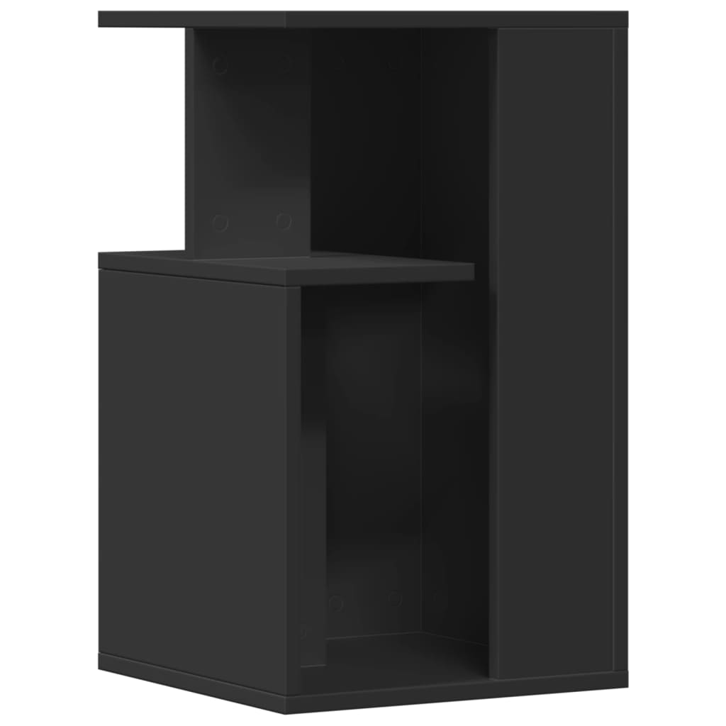Tavolino Nero 35x35x60 cm in Legno Multistrato | homemem39