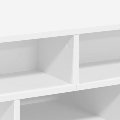 Tavolino da Salotto Bianco 70x70x29 cm in Legno Multistrato | homemem39