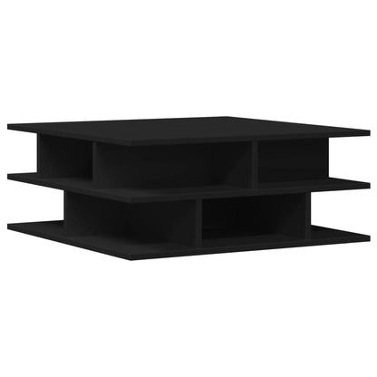 Tavolino da Salotto Nero 70x70x29 cm in Legno Multistrato | homemem39