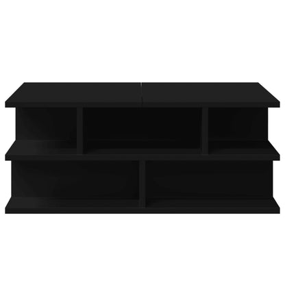 Tavolino da Salotto Nero 70x70x29 cm in Legno Multistrato | homemem39