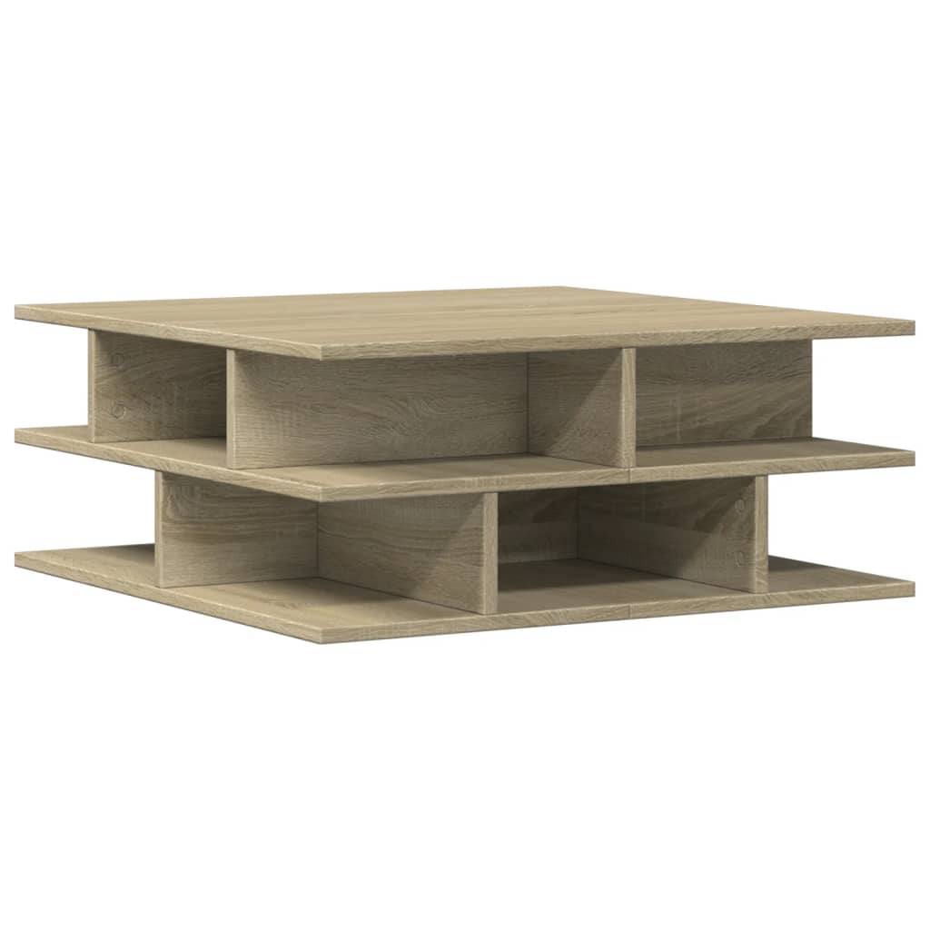 Tavolino da Salotto Rovere Sonoma 70x70x29 cm Legno Multistrato | homemem39