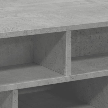 Tavolino da Salotto Grigio Cemento 70x70x29cm Legno Multistrato | homemem39