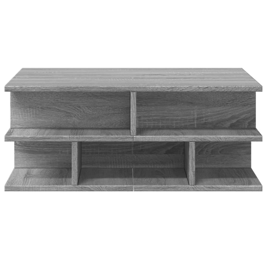 Tavolino da Salotto Grigio Sonoma 70x70x29 cm Legno Multistrato | homemem39