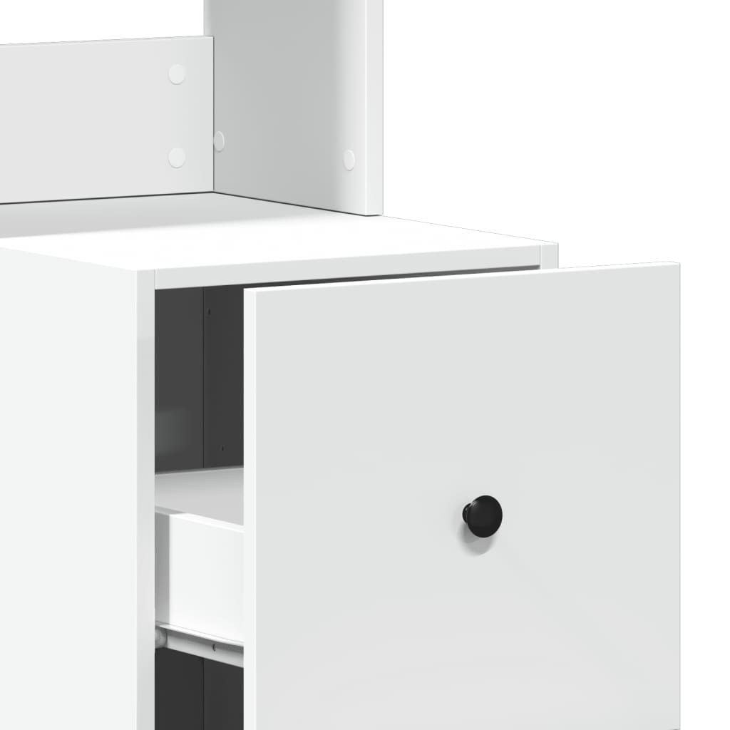 Mobile da Cucina Bianco 35x50x180 cm in Truciolato - homemem39